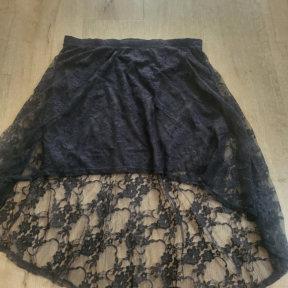 Nella Fantasia Black Lace Skirt Size Large - Picture 5 of 5